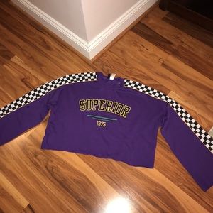 H&M crop top sweat shirt